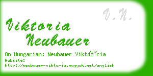 viktoria neubauer business card